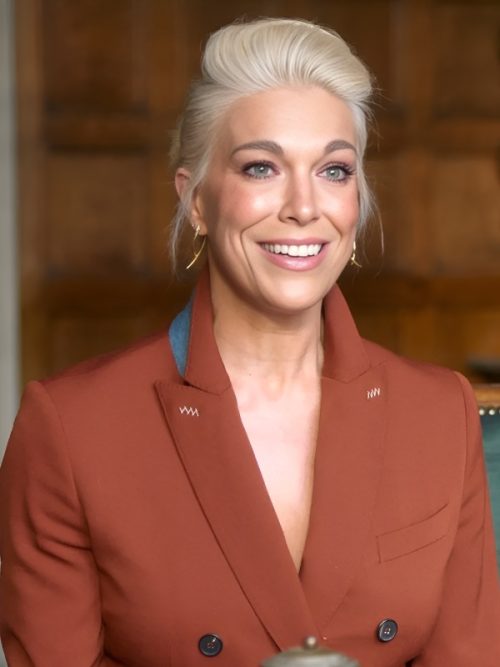 Hannah Waddingham Brown Blazer