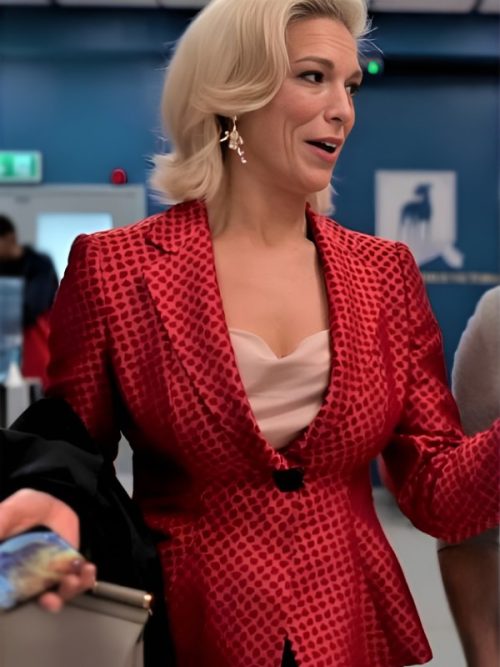 Hannah Waddingham Pink Blazer