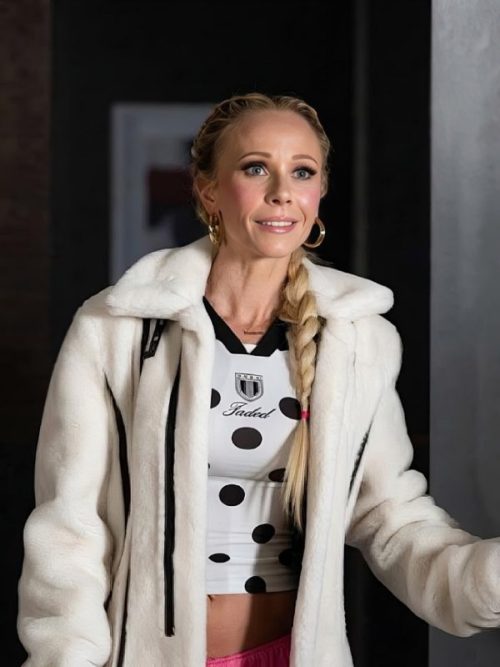 Juno Temple Polka Dot Top