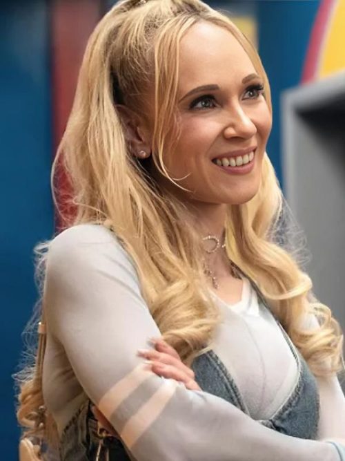 Juno Temple Striped Top