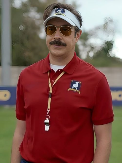 Jason Sudeikis Red Polo Shirt