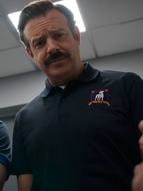 Jason Sudeikis Black Polo Shirt