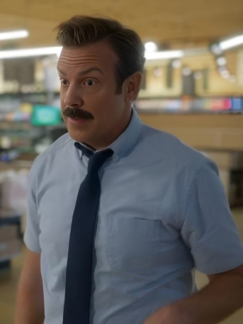 Edward Ted Lasso Blue Shirt