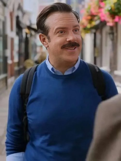 Jason Sudeikis Blue Sweatshirt